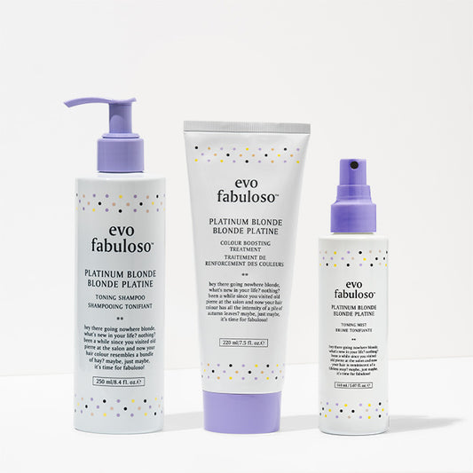 evo fabuloso platinum blonde routine