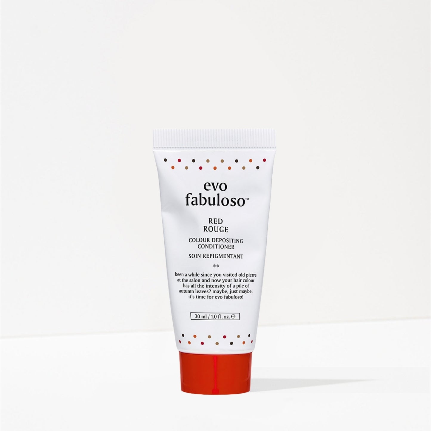 evo fabuloso red colour depositing conditioner - 30ml