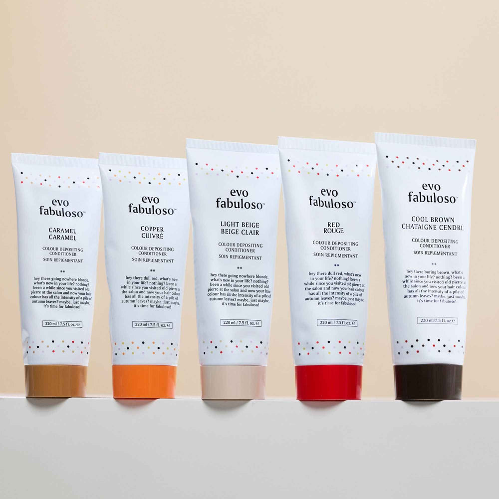 evo fabuloso red colour depositing conditioner - 30ml