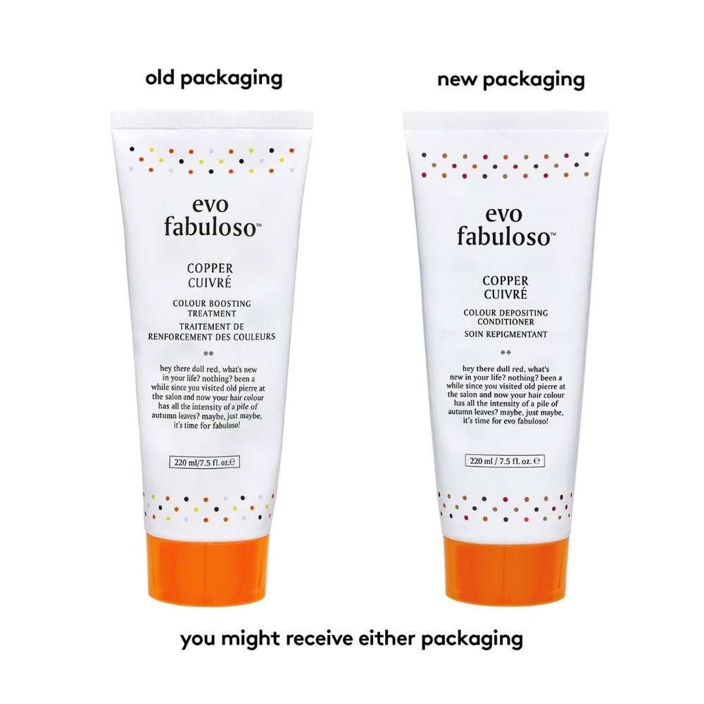 evo fabuloso copper colour depositing conditioner - 220ml