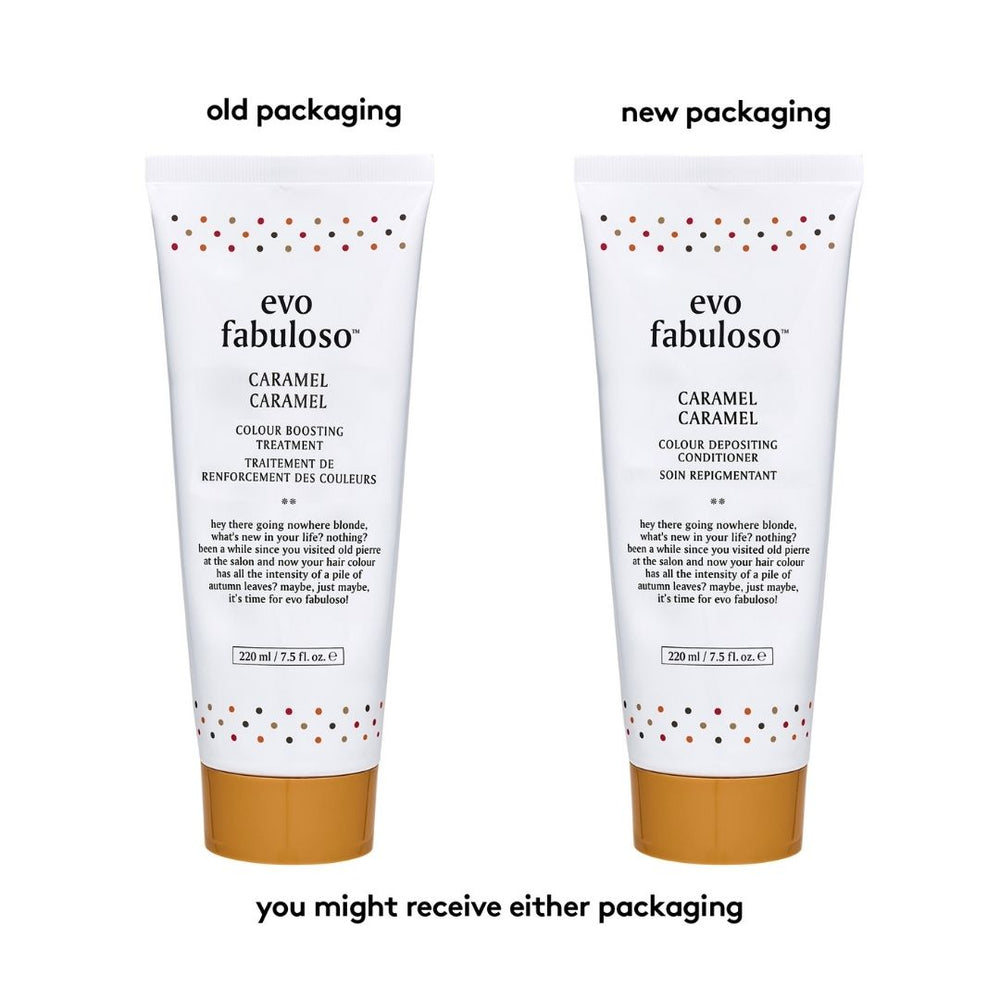 evo fabuloso caramel colour depositing conditioner - 220ml