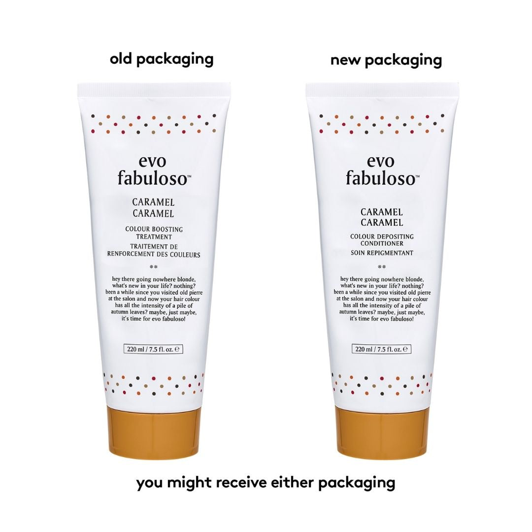 evo fabuloso caramel colour depositing conditioner - 220ml