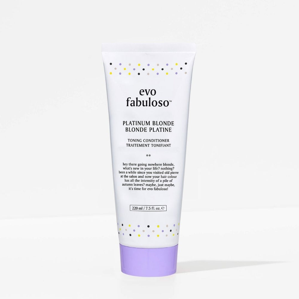 evo fabuloso platinum blonde toning conditioner - 220ml