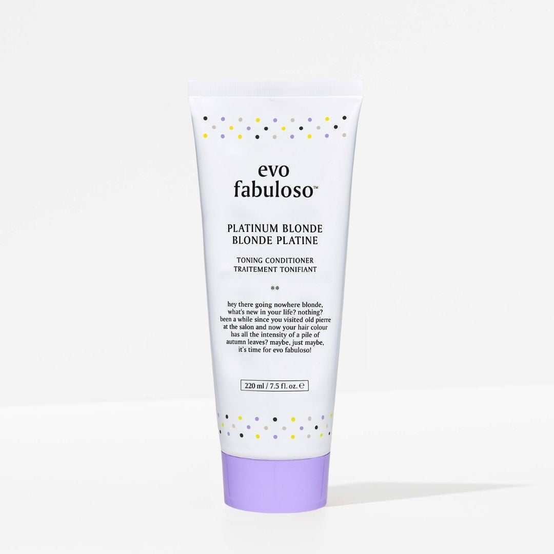 evo fabuloso platinum blonde toning conditioner - 220ml